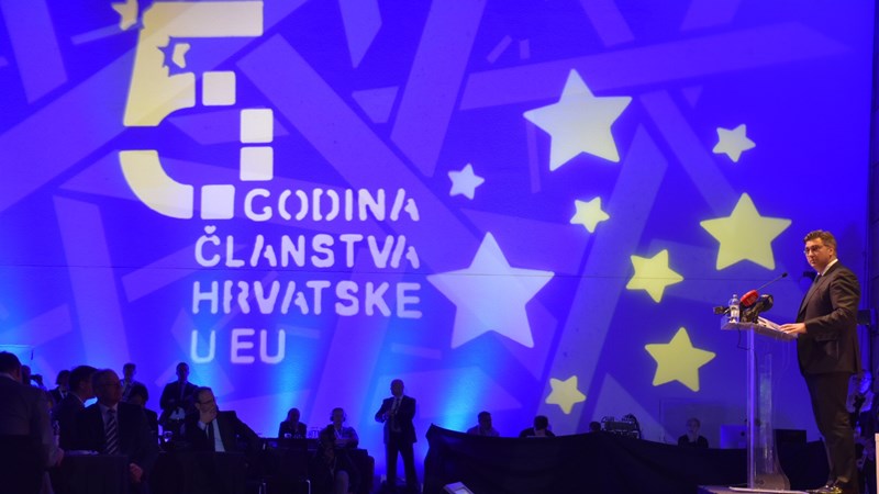 Predsjednik Vlade na svečanosti obilježavanja 5. godišnjice pristupanja Hrvatske Europskoj uniji u organizaciji HGK